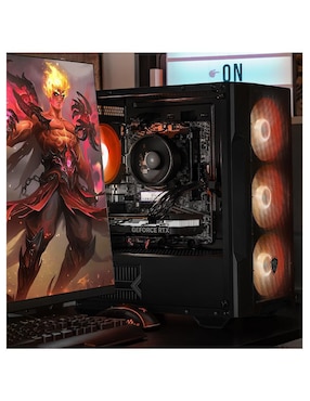 Computadora gamer Xtreme Pc Gaming XTPCR732GB4060MMFB 27 pulgadas Full HD AMD Ryzen 7 NVIDIA GeForce RTX 4060 32 GB RAM 1 TB SSD