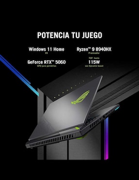 Laptop gamer Asus ROG Strix G16 16 pulgadas Full HD AMD Ryzen 9 NVIDIA GeForce RTX 5060 16 GB RAM 1 TB SSD