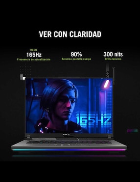Laptop gamer Asus ROG Strix G16 16 pulgadas Full HD AMD Ryzen 9 NVIDIA GeForce RTX 5060 16 GB RAM 1 TB SSD