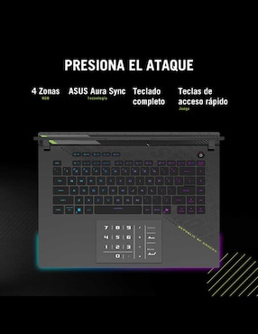 Laptop gamer Asus ROG Strix G16 16 pulgadas Full HD AMD Ryzen 9 NVIDIA GeForce RTX 5060 16 GB RAM 1 TB SSD