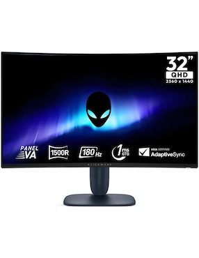 Monitor gamer Alienware VA QHD 32 pulgadas AW3225DM