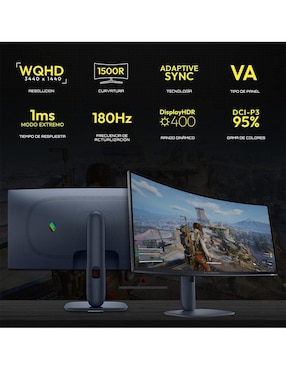 Monitor gamer Alienware VA WQHD 34 pulgadas AW3425DWM