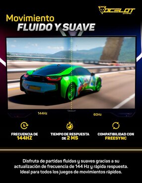 Monitor gamer Ocelot omp24 IPS Full HD 23.8 pulgadas omp24