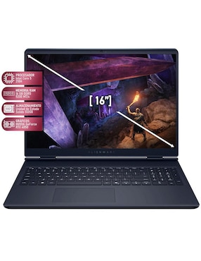 Laptop gamer Alienware M16 Aurora 16 pulgadas QHD+ Intel Core 5 210H NVIDIA GeForce RTX 4050 16 GB RAM 512 GB SSD