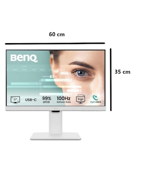 Monitor benq 9h.lmnlb.qbl xdr full hd 27 pulgadas