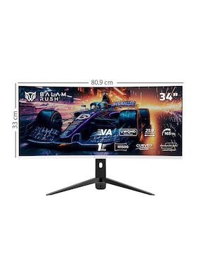 Monitor gamer Balam Rush Extreme earth pro MGP34C VA UWQHD 34 pulgadas BR-940696