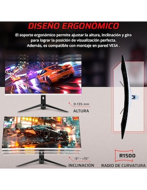 Monitor gamer Balam Rush Extreme earth pro MGP34C VA UWQHD 34 pulgadas BR-940696
