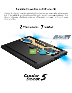 Laptop gamer MSI Stealth A16 AI+ A3XWFG-020MX 16 pulgadas QHD+ AMD Ryzen AI 9 HX 370 NVIDIA GeForce RTX 5060 32 GB RAM 1 TB SSD