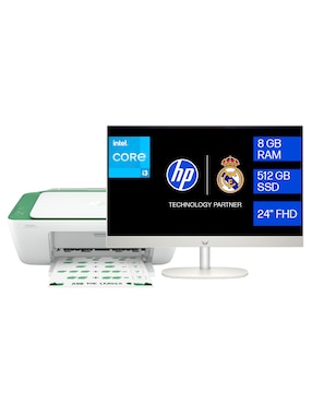 Computadora all in one HP 24-cr0330la 23.8 pulgadas Full HD Intel Core i3 8 GB RAM 512 GB SSD
