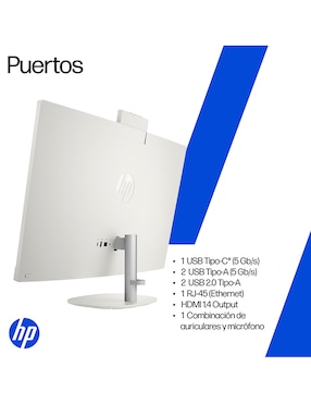 Computadora all in one HP 24-cr0330la 23.8 pulgadas Full HD Intel Core i3 8 GB RAM 512 GB SSD