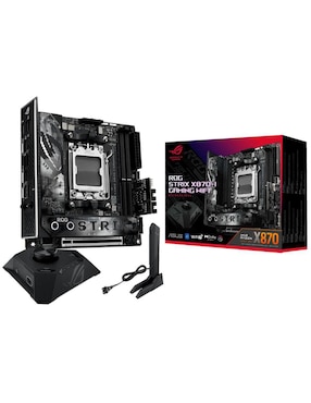 Tarjeta madre Asus X870-I Gaming Wifi compatible con procesador AMD