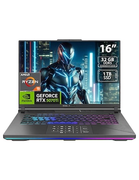 Laptop gamer asus ROG Strix G16 16 pulgadas WQXGA AMD Ryzen 9 NVIDIA GeForce RTX 5070 Ti 32 GB RAM 1 TB SSD