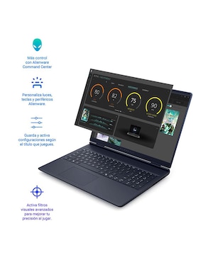 Laptop gamer Dell Alienware NB AC16250 16 pulgadas WQXGA Intel Core 7 240H NVIDIA GeForce RTX 5050 16 GB RAM 1 TB SSD