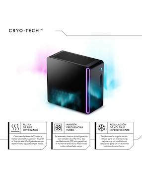 Computadora de escritorio Dell Alienware dt act1250 intel core ultra 7 265f nvidia geforce rtx 4060 ti 32 gb ram1 tb ssd
