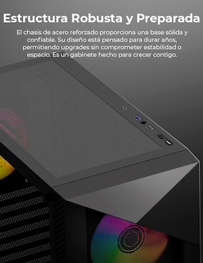 Kit de gabinete gamer Yeyian Edge YCM-Apedg-G1