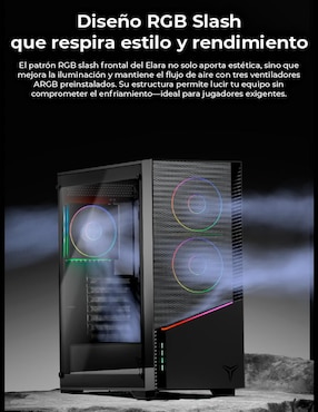 Kit de gabinete gamer Yeyian ELARA YCM-APELA-M1