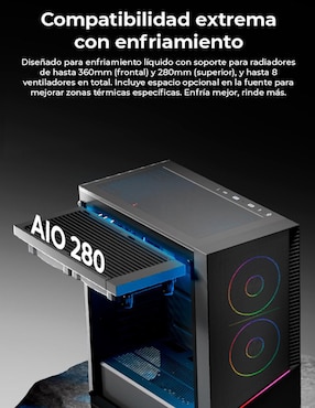 Kit de gabinete gamer Yeyian ELARA YCM-APELA-M1