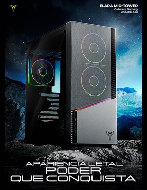 Kit de gabinete gamer Yeyian ELARA YCM-APELA-M1