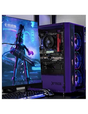 Computadora gamer Xtreme Pc Gaming XTPCR732GBRX6600MKV 27 pulgadas Full HD AMD Ryzen 7 AMD Radeon RX 6600 32 GB RAM 1 TB SSD