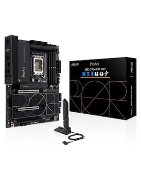 Tarjeta madre Asus PROARTZ890-CREATORWIFI compatible con procesador Intel