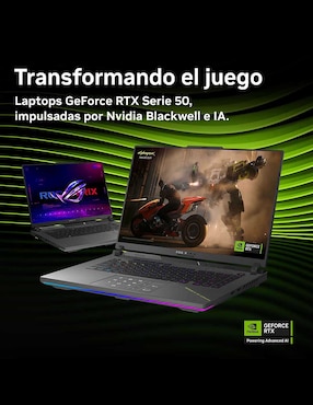 Laptop gamer Asus ROG Strix G16 16 pulgadas WUXGA AMD Ryzen 9 NVIDIA GeForce RTX 5050 16 GB RAM 1 TB SSD