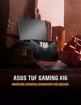 Laptop gamer Asus TUF gaming a16 16 pulgadas wuxga amd ryzen 7 nvidia geforce rtx 4050 16 gb ram 512 gb ssd