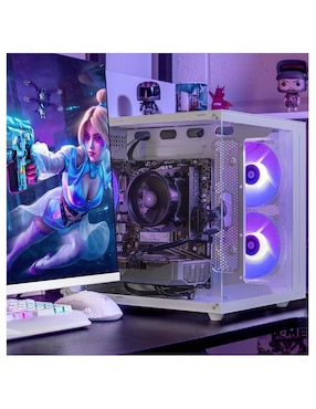 Computadora gamer Xtreme Pc Gaming XTBRR732GB5060MTPW 27 pulgadas Full HD AMD Ryzen 7 NVIDIA GeForce RTX 5060 32 GB RAM 1 TB SSD