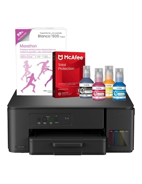 Multifuncional Brother T230BKCMY966AN de inyección de tinta alámbrica a color