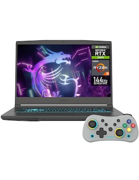 Laptop gamer no msi thin a15 15.6 pulgadas full hd amd ryzen 5 nvidia geforce rtx 2050 16 gb "ram" no aplica 512 gb ssd no aplica