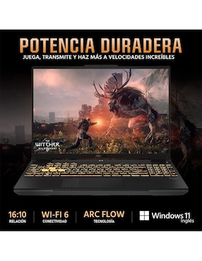 Laptop gamer Asus TUF Gaming F16 16 pulgadas Full HD + Intel Core 5 210H NVIDIA Geforce RTX 3050 16 GB RAM 512 GB SSD