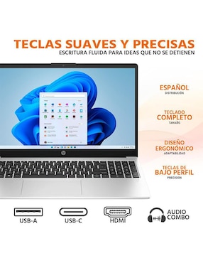 Laptop Hp 255 G10 15.6 pulgadas full hd amd ryzen 5 amd radeon graphics 16 gb ram 512 gb ssd