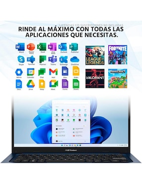 Laptop Asus Vivobook 14 14 pulgadas full hd intel core i3 intel uhd graphics 24 gb ram 256 gb ssd