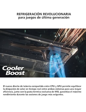 Laptop gamer MSI Cyborg 15 B2RWEKG-455MX 15.6 pulgadas NVIDIA GeForce RTX 5050 Intel Core 7 240H 16 GB 512 GB SSD