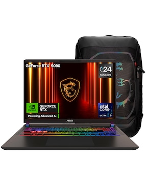 Laptop gamer MSI Vector 16 HX AI A2XWJG-652MX 16 pulgadas QHD+ Intel Core Ultra 9 NVIDIA GeForce RTX 5090 64 GB RAM 2 TB SSD