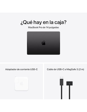 Apple MacBook Pro 14 pulgadas M5 16 GB RAM 512 GB SSD Negro Espacial