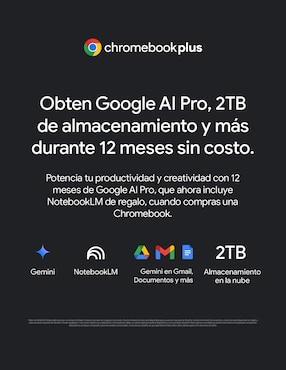 Laptop thin & light Asus Chromebook Plus CX34 15.6 pulgadas Full HD Intel Core Ultra 5 Integradas 8 GB RAM 512 GB SSD