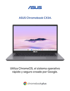 Laptop thin & light Asus Chromebook Plus CX34 15.6 pulgadas Full HD Intel Core Ultra 5 Integradas 8 GB RAM 512 GB SSD