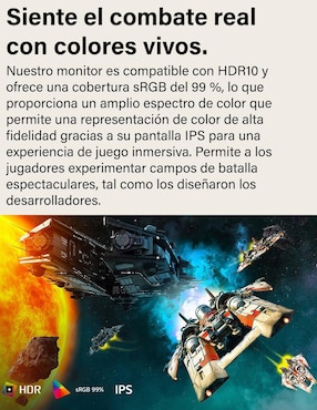 Monitor gamer Lg 24G411A-B IPS Full HD 24 pulgadas