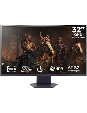 Monitor gamer Lg UltraGear VA QHD 32 pulgadas 32GS60QC-B