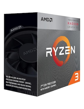 Procesador Amd Ryzen 3 3200G con 4 núcleos