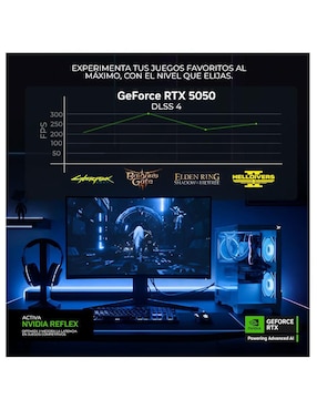 Computadora gamer Xtreme Pc Gaming XTPCR532GB5050NB AMD Ryzen 5 NVIDIA GeForce RTX 5050 32 GB RAM 1 TB SSD