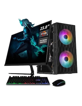 Computadora gamer Xtreme PC Gaming XTACR732GBVEGA7MFB 23.8 pulgadas Full HD AMD Ryzen 7 AMD Radeon Graphics 16 GB Ram 1 TB SSD