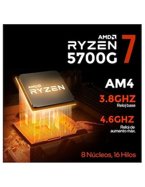 Computadora gamer Xtreme PC Gaming XTACR732GBVEGA7MFB 23.8 pulgadas Full HD AMD Ryzen 7 AMD Radeon Graphics 16 GB Ram 1 TB SSD