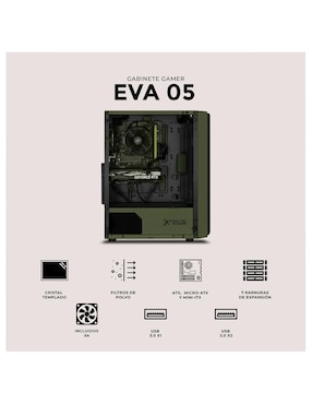 Gabinete Xtreme Pc Gaming CXTEV5KRDG