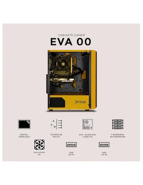 Gabinete Xtreme Pc Gaming CXTEV0YE