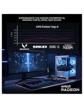 Computadora gamer Xtreme Pc Gaming XTPCR316GBVEGA8FB AMD Ryzen 3 AMD Radeon Vega 8 16 GB RAM 500 GB SSD