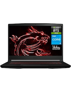 Laptop gamer msi thin 15.6 pulgadas full hd intel core i5 nvidia geforce rtx 2050 8 gb ram 1 tb ssd
