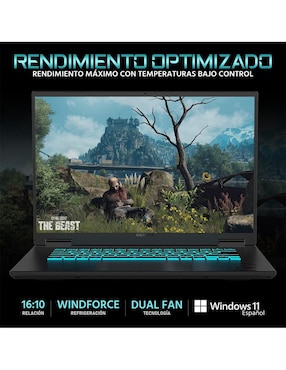 Laptop gamer Gigabyte Gaming A16 16 pulgadas WUXGA Intel Core i7 8 GB RAM 512 GB SSD