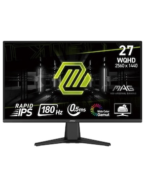 Monitor gamer MSI MAG 275QF IPS WQHD 27 pulgadas MAG 275Q