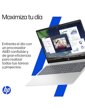 Laptop Thin & Light HP 15-FC0288lA 15.6 pulgadas FULL HD AMD Ryzen 7 integradas 16 GB RAM 512 GB SSD + monitor HP 24 pulgadas